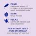 Dr Teal's lavender foaming bath 1000 Milliliter & (DRTE4) Vitamin C Epsom Salt 1.36 kilogram - Buy Online on SooperMarket.com
