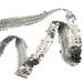 Gnognauq 10 Yards 1 Elastic Sequin Glitter Trim Spool - Metallic Silver Ribbon Trim for Wedding Dress, Headbands - 3-Row Paillette Fabric Embellishment - Buy Online on SooperMarket.com