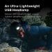 BioLite HeadLamp 800 Pro - 800 Lumens, Ultra-Lightweight & USB Rechargeable | 8 Light Modes - Midnight Grey - Buy Online on SooperMarket.com