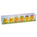 Quackers Easter Rubber Bath Ducks Set of 6 - Adorable Holiday-Themed Ducks in Clear Plastic Display Box - Make Bath Time Egg-citing Easter Ducks