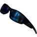 Fishoholic Polarized Fishing Sunglasses -5 Color Options- w Case Pouch UV400 Fishing Gift Gloss Black Blue Mirror - Buy Online on SooperMarket.com