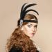 WLLHYF Feather Headwear Feather Headband Flapper Headpiece Head Wear Fashion Soft and Comfortable Hair Bows Hair 1920s Accessories for Kids Girls Party Decoration (Silver Tassel Black Feather) - Buy Online on SooperMarket.com