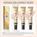 LSxia 2Pcs Liquid Concealer Foundation Set - Waterproof & Moisturizing Ivory Makeup for Full Coverage & All Skin Types - Buy Online on SooperMarket.com