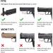 Votatu H3L-R Strobe Tactical Red Laser Sight | Ultra Low Profile Red Beam Laser | USB Charging | Ambidextrous Control - Buy Online on SooperMarket.com