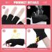 WLLHYF Anti UV Gel Nail Lamp Gloves - Professional Fingerless Protection for Nail Art DIY - Moisturizing Skin Care - 1 Pair - Buy Online on SooperMarket.com