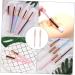 PLAFOPE 2pcs Nose Brush Beauty Eye Fluff Eyeshadow Brush Makeup Eyeshadow Pink Artificial Fiber Wool - Buy Online on SooperMarket.com
