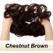 JJstar 2PCS Messy Bun Curly Fake Hair Donut Tousled Updo Synthetic Fiber Scrunchies (Black Cherry) - Buy Online on SooperMarket.com