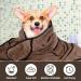 KinHwa Super Absorbent Microfiber Pet Towel for Dogs & Cats - 76CM x 127CM Dark Brown - Buy Online on SooperMarket.com
