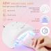 MAQUITA Gel Nail Polish Set with 48w Lamp Starter Kit - 17 Colorus Nail Salon Set - with No Wipe Glossy & Matte Top Coat and Base Coat - DIY Manicure Tool Gift for Beginners at Home - Buy Online on SooperMarket.com