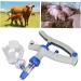 Advanced Veterinary Syringe - 5ml Continuous & Adjustable Animal Injector for Livestock - Buy Online on SooperMarket.com