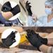 Black Nitrile Gloves 4 Mil, Latex & Powder Free - 100 Pcs Large Cleaning Gloves - Buy Online on SooperMarket.com