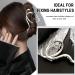 Punk Style Metal Silver Hair Claw Barrette - Irregular Hair Clip for Women, Hair Accessory 1Pcs - Buy Online on SooperMarket.com