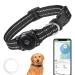 GPS Dog Tracker Mini GPS Tracker Device with Dogs Collar No Monthly Fees Real-Time Location Tracking Works with Apple Find My (iOS Only) IP68 Waterproof Pet Tracker Anti Lost for Dog 1 Pack Black