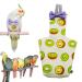 EsEico Reusable Parrots Nappy Pure Cotton Bird Washable Diapers Soft Parrot Nappy Multicoloured Printed Design Adjustable Cotton Fabric Pee Pads for Medium Parrots Cockatiels and Lovebirds. Kiwi