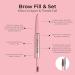 MCoBeauty Brow Fill & Set - Light/Medium Double-Ended Brow Pencil & Gel | Vegan & Cruelty-Free Cosmetics for Natural Volume - Buy Online on SooperMarket.com