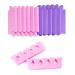 24 Pieces Peach Heart Toe Divider Cotton Finger Divider Cotton Finger Separator Toe Divider Nail and toenail separation pads Suitable for nail art pedicure smear gel etc.