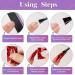 Senvenski Nail Foil Glue Gel Set - 7.3ml x2 Transfer Gel for Nail Art Stickers, Soak Off Formula - DIY Manicure Kit TB007 - Buy Online on SooperMarket.com