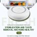 RoseFlower Mini Cat Litter Deodorizer USB Powered Pet Odor Eliminator Machine Car Odor Eliminator Machine Rechargeable Refrigerator Smell Remover Unscented Dust-Free Travel-Size Air Purifiers #3 - Buy Online on SooperMarket.com