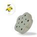 CLAYFLAG - Floral Holder  Eco-Friendly Flower Arrangement Frog  Lotus Shaped Floral Arrangements Bringing Happiness and Wealth  Flower Frog for Floral Arranging  Frog Flower Holder(2.76) (White)