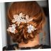 MUSISALY 1 Set Leaves and Flowers Hair Comb Flower Headpieces for Women Bride Hair Comb Wedding Hair Comb Womens Headpiece Girl Headpiece Hair Accessories for Women Flower Hair Accessories - Buy Online on SooperMarket.com