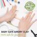 Baby Handprint Footprint Ornament - Personalized Newborn Keepsake Kit for Boys and Girls - Glaze Finish Christmas Gift for New Parents - Buy Online on SooperMarket.com