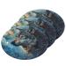 Kigai Sketch Wolf Scrubbing Sponge 3 Packs Reusable Dish Wash Scrub Sponge Clean Stubborn Oil Stains Anti-Scratch Cleaning Sponge for Kitchen Tableware