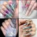 Kalolary Dual Nail Forms Set - 120Pcs Gel Nail Extension Mold Tips Nail Art Stickers Dual-Ended Brush Nail File & Clips for Acrylic Square Extensions - Perfect for Nail Art Enthusiasts - Buy Online on SooperMarket.com
