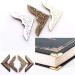 Book Corner Protector Metal Corner Cover for Scrapbook Album Menu Folder Include 50PCS Gold  50PCS Silver and 50PCS Bronze (150PCS) - Buy Online on SooperMarket.com