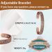 EnerCoppeX Copper Magnetic Bracelet for Women - Detox Jewelry with 3500 Gauss Magnet (CPB-0005AB) - Buy Online on SooperMarket.com