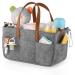 Harilla Baby Wrap Bag Stylish & Spacious Felt Organizer for Baby Products | Reusable Dark Gray Handbag & Weekend Bag - Buy Online on SooperMarket.com