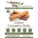 The Spice Way True Ceylon Cinnamon Sticks - 2.5 oz | Premium Quality Cinnamon Stick - Buy Online on SooperMarket.com