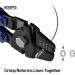 Booms Fishing CP1 Crimping Pliers | High Carbon Steel 10 inch Crimper Tool with 140pcs Sleeves for Wire Rope Leaders | Blue Ergonomic Handle - Buy Online on SooperMarket.com