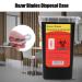 Large Capacity Blade Dispenser Case | One-Way Razor Meter Container for Hair Salons | Black Recycling Storage Solution - Buy Online on SooperMarket.com