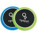 OgoDisk XS Disc Set with 2 OgoSoft Balls - Bouncy Outdoor Toy Game for Kids & Adults - Blue/Green - Buy Online on SooperMarket.com
