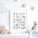 Scandi Animal Alphabet Educational Poster - Woodland Safari & Boho Designs (A4 Greens) - Buy Online on SooperMarket.com