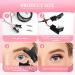 Magnetic Eyelashes without Eyeliner 12 Pieces Reusable Dual Magnetic lashes False Eyelashes No Glue and Eyeliner Needed Natural Look 3D False Lashes Black Eyelashes Waterproof & Easy to Wear - Buy Online on SooperMarket.com