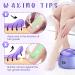 Waxing Kit with Wax Warmer & 4 Hard Wax Beans for Hair Removal - Bikini, Brazilian, Legs, Eyebrow, Armpit, Face - Full Body Waxing for Women and Men - Buy Online on SooperMarket.com