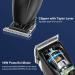 Suttik Professional Hair Clippers & Trimmers Combo Set for Men - Cordless T-Blade Beard Trimmer & Barber Clippers Kit - Black - Buy Online on SooperMarket.com