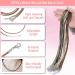 Paxcoo 50Pcs Necklace Cord with Clasp - 24 Inch Waxed Cotton Cord for Jewelry Making Supplies - Buy Online on SooperMarket.com
