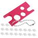 Gogogmee 1 Set Grafting Eyelash Tool Eyelash Glue Bottle Caps Bottle Openers Lash Glue Bottle Tips Lash Extension Glue Tips Eyelash Glue Bottle Plugs Eyelash Glue Replacement Caps 5.90X2.60X0.20CM