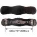 Merauno Lambwolle Konturgurt - Premium Short Dressage Belt | Anatomically Concave | Quality Merino Wool | Slip Resistant in Nature Black Brown & Anthracite - 60cm 24 Brown - Buy Online on SooperMarket.com