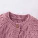 DovFanny Baby Romper Suit | Knit Long Sleeve Jumpsuit with Hat | 6-12 Months | Pink - Buy Online on SooperMarket.com