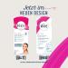 Veet Pure Cold Wax Strips for Sensitive Skin - Smooth Skin Up to 28 Days - 10 Double Strips (20 Individual) for Face Use - Buy Online on SooperMarket.com