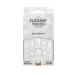 Polished Colour 24 Nails With Glue Squoval Quite White White (Quite White) 1 piece (1 pack)