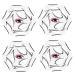 Eye eyeliner brushes eye eyeliner dial 4 sheets 10 models each eye shadow template 6 in1 in1 eye eyeliner stickers reusable with perfect winged tip