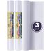 Incredible Value Bundle 3 Pack Easel Paper Roll Fits Most Standard Kids, 15-24 Inch-Wide Easels and Dispenser, for Crafting Activity and Painting, Non Bleed White Butcher Paper (15 Inches x 75 Foot)