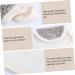 HAPINARY 5pcs Flip Soap Foam Net Scrub Exfoliating Bags Bath Accessory Foaming Pouches Khaki Cotton Linen - Buy Online on SooperMarket.com