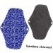 KALLORY 5pcs Reusable Cloth Menstrual Pads - Mama Cloth Liners for Women - Breathable and Portable Napkin Warp Pad - Random Color Pack - 1 Count - Buy Online on SooperMarket.com