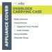 Crutello Universal Sewing Machine Case - Serger Carrying Bag with Storage Pockets - 13.75 x 12 x 13.5 Gray - Buy Online on SooperMarket.com