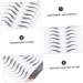 PLAFOPE 12 Sheets Waterproof Eyebrow Stickers Fake Eyebrow Waterproof Stickers 4d Eyebrow Transfer Stickers - Buy Online on SooperMarket.com
